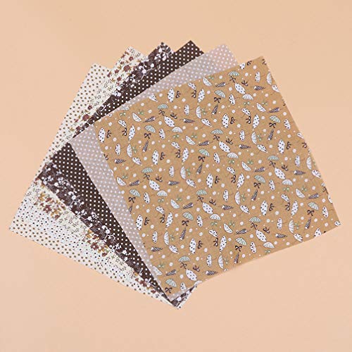 KESYOO 28 Piezas Diy Tela Casera Delicada Exquisita Hermosa Tela de Patchwork Costura Suministros Hechos a Mano para Mujeres Niñas