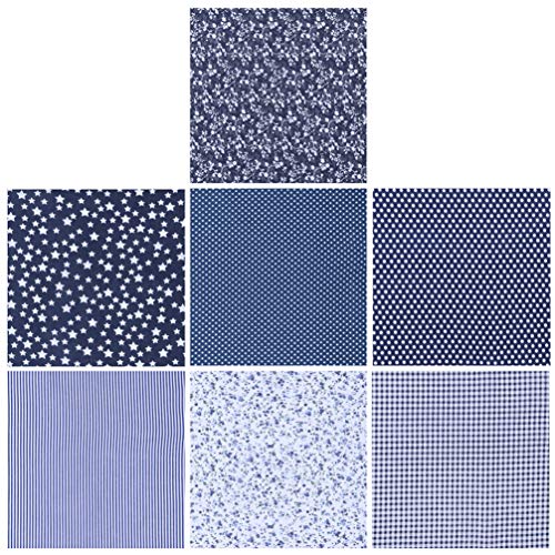 KESYOO 28 Piezas Diy Tela Casera Delicada Exquisita Hermosa Tela de Patchwork Costura Suministros Hechos a Mano para Mujeres Niñas