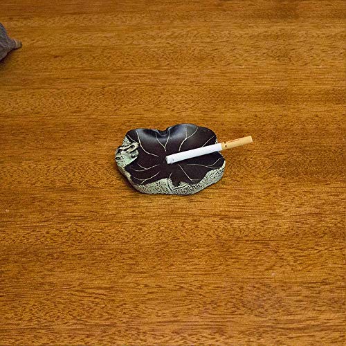 KEWEI Cenicero De Puros, Lancome Resina de Resina de Hielo cenicero Accesorios for el hogar Retro Europeos Que Viven la práctica Pra habitación Deco decoración