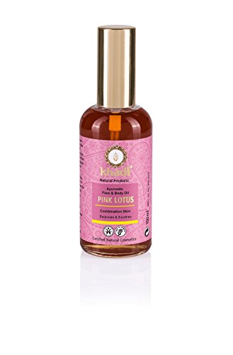 Khadi - Aceite Corporal-Facial Loto Rosado, 100 ml