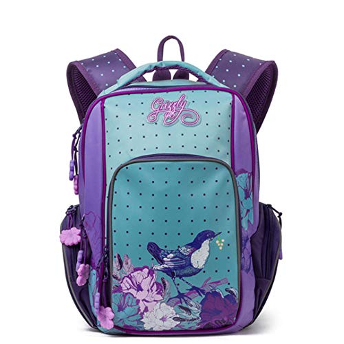 Kids Baby Cut Cartoon School Bags Nylon Ortopedia Impermeables Niños Mochilas de Primaria para Niñas 2