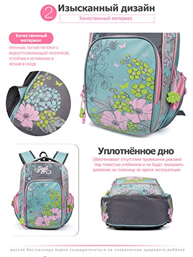 Kids Baby Cut Cartoon School Bags Nylon Ortopedia Impermeables Niños Mochilas de Primaria para Niñas 2