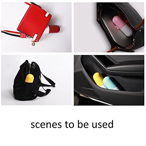 King Bomb Mini cápsula Paraguas súper Ligero pequeño Plegable con cápsula Caso Anti Ultravioleta Impermeable 5 Paraguas Plegable Viaje (Rosa)