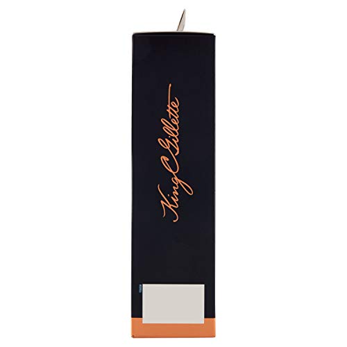 King C Gillette Kit de recortadora de barba inalámbrica para hombre con hojas siempre afiladas y 3 peines intercambiables