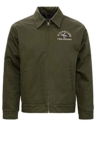 King Kerosin El Caballero Chaqueta, Oliva, L para Hombre