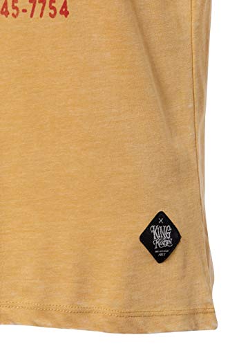 King Kerosin Mr. Pride Camiseta, Ocre, M para Hombre