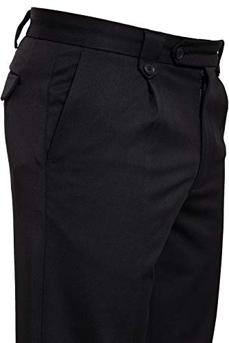 King Kerosin Swing Pantalón, Negro, 32W/ 32L para Hombre