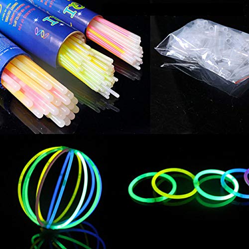 KinshopS Light Stick Concert Colorful Glow Sticks Pequeños Palos de luz Desechables para niños Fabricantes Vítores Atrezzo Palos de Plata