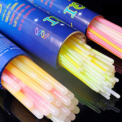 KinshopS Light Stick Concert Colorful Glow Sticks Pequeños Palos de luz Desechables para niños Fabricantes Vítores Atrezzo Palos de Plata
