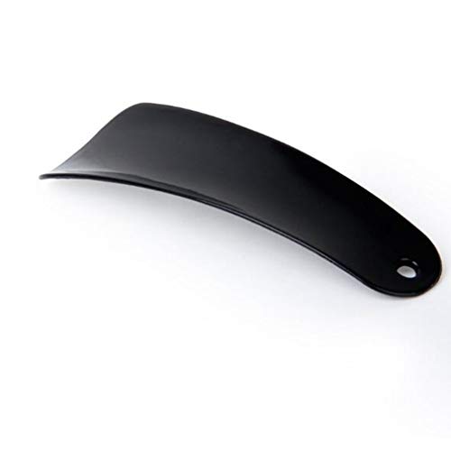 Kinshops Shoe Horns Black Plastick Shoe Horn Spoon Shape Shoehorn Shoe Lifter