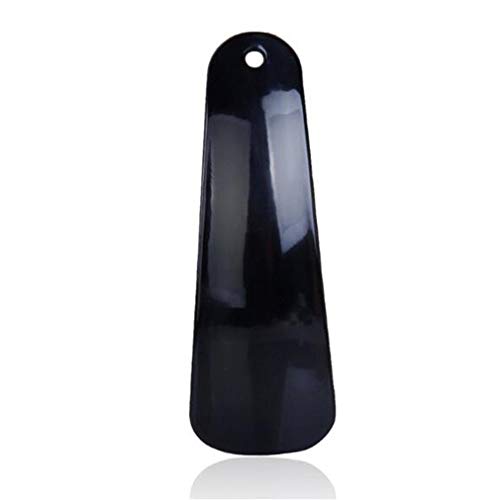 Kinshops Shoe Horns Black Plastick Shoe Horn Spoon Shape Shoehorn Shoe Lifter