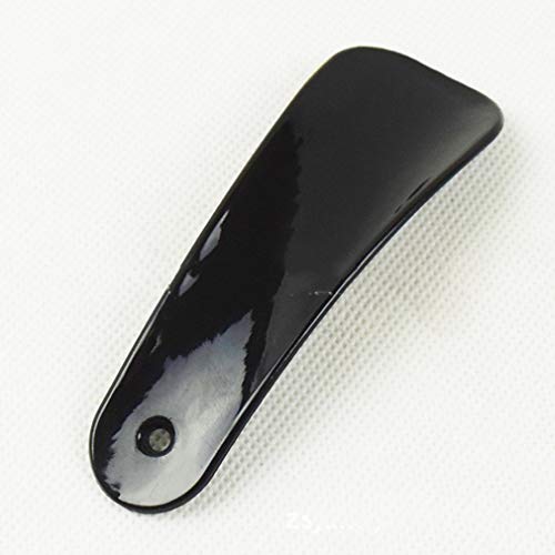 Kinshops Shoe Horns Black Plastick Shoe Horn Spoon Shape Shoehorn Shoe Lifter
