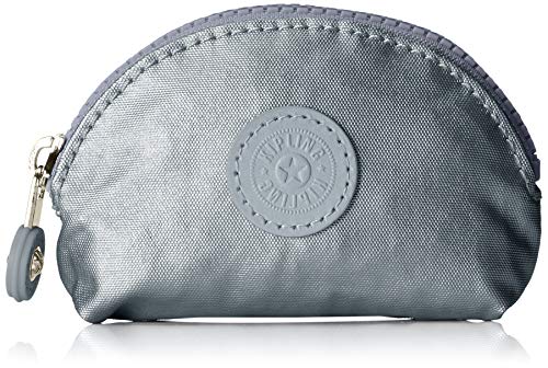 Kipling Baroe S, Monederos para Mujer, Gris (Steel Gr Metal), 11.5x7x3 cm
