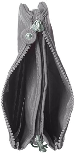 Kipling Creativity L, Monedero para Mujer, Gris (Clouded Sky), 18.5x11x5 cm