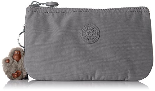 Kipling Creativity L, Monedero para Mujer, Gris (Clouded Sky), 18.5x11x5 cm