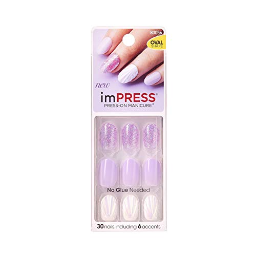 Kiss Impress - Uñas de gel para manicura de un solo paso – Born to Flex (paquete de 1)