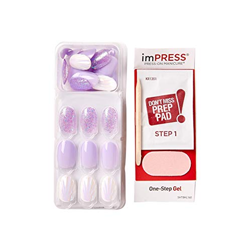 Kiss Impress - Uñas de gel para manicura de un solo paso – Born to Flex (paquete de 1)