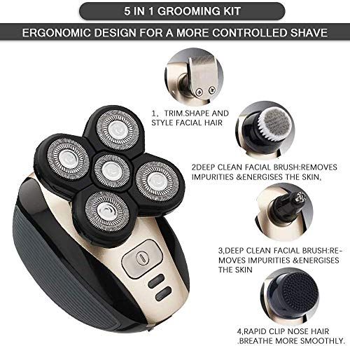 Kit de aseo de afeitadora 5 en 1 para hombres
