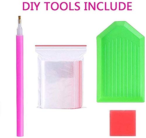 Kit de pintura de diamante de taladro redondo completo 5D Diy, Placa de España, Museo Nacional de Barcelona. España, estilo nórdico sin marco 40x50 cm plmko