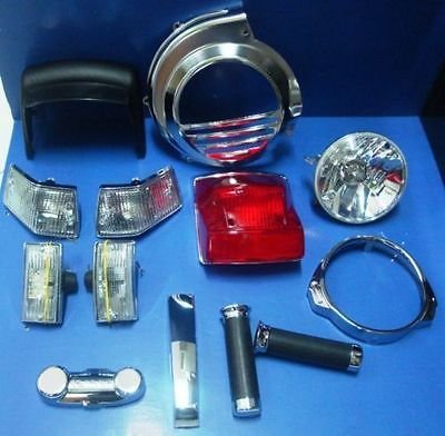 Kit de restauración, recambios de accesorios cromados para Vespa PX PE 125 150 200 Arcobaleno