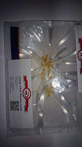 Kit Medium 4 Cepillos 6 brazos para iRobot Roomba 660 Serie 661 662 663 664 665 666 667 668 669 670 671 672 673 674 675 676 677 678 679 680 garantía JSD