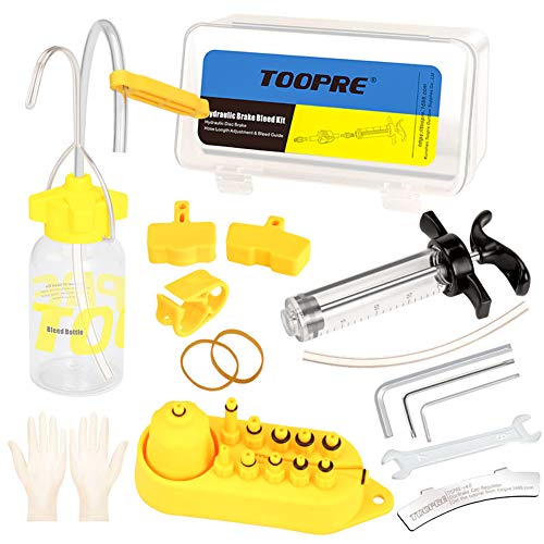Kit Sangrado Frenos para Shimano,MAGURA, TEKTRO, SRAM,Kit de Purga de Freno de Disco hidráulico, Juego de Herramientas de Purga de Aceite Mineral para Frenos de Bicicleta