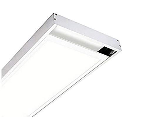 KIT Superficie Para Instalacion de Panel LED 120x30 cm. Lacado Blanco.
