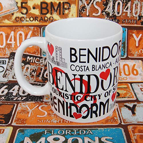 Kiteshaser Creativo Cerámica Urbano Turismo Cultura Benidorm Taza Hogar Colección Oficina 350ML