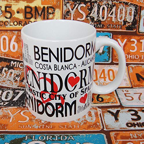 Kiteshaser Creativo Cerámica Urbano Turismo Cultura Benidorm Taza Hogar Colección Oficina 350ML