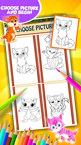 Kitty Coloring Book