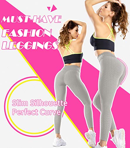KIWI RATA Mallas Push up Mujer Leggins Deportivos Yoga Leggings de Cintura Alta Pantalones Deporte para Fitness Running Elásticos y Transpirables