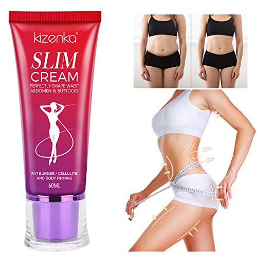 kizenka Crema Caliente Quemador de grasa Crema Adelgazante Vientre, Crema Natural para el Tratamiento de la Celulitis Pérdida de peso para Brazos, Caderas y Cintura Construir el Cuerpo Perfecto - 60ML