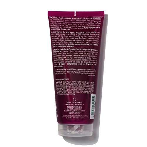 Klorane - Gel de ducha con hojas de hico, 200 ml