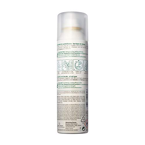 Klorane Gentle Dry Shampoo con Leche de Avena en Polvo Spray 150ml - Todos los tipos de cabello