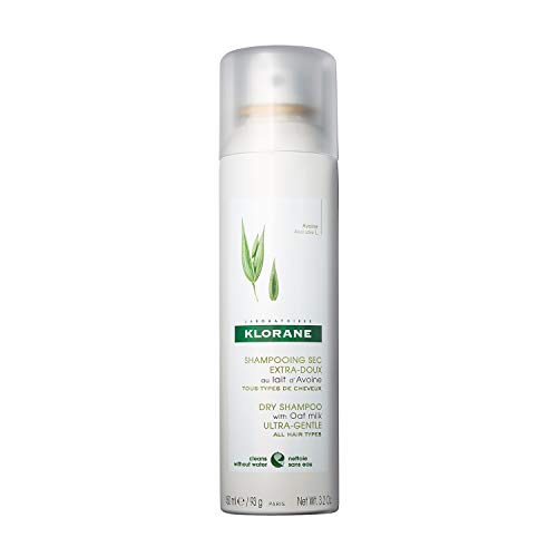 Klorane Gentle Dry Shampoo con Leche de Avena en Polvo Spray 150ml - Todos los tipos de cabello