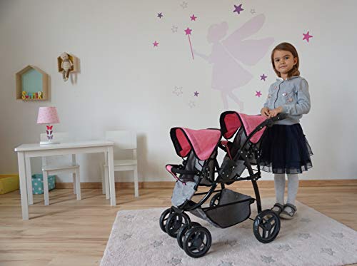 KNORRTOYS.COM Knorr 16422 - Cochecito de bebé para muñecas, Color Gris