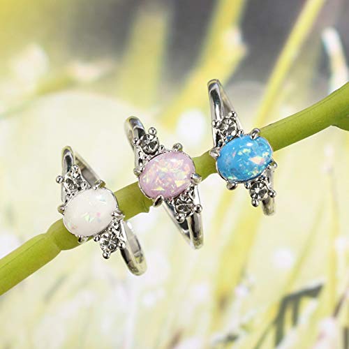 KnSam Anillo de Redondo bisuteria Mujer Adolfo Dominguez de Chapado en Plata Anillos Mujer Rana de Protein