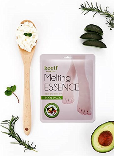 koelf – fusión esencia pie Pack – Líquido máscara hoja – especial – Máscaras De Pies Foot Spa – Calcetines hidratantes para manos y pies bata – crema de pies pie máscara Dead Skin Remover – Pie soaks