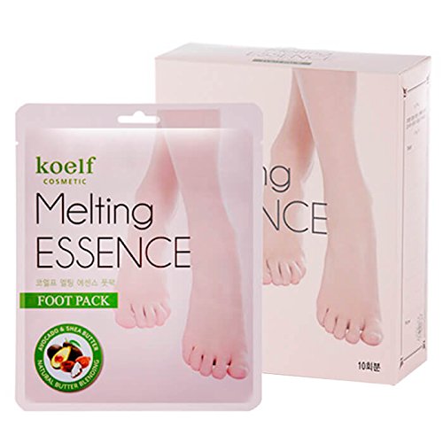 koelf – fusión esencia pie Pack – Líquido máscara hoja – especial – Máscaras De Pies Foot Spa – Calcetines hidratantes para manos y pies bata – crema de pies pie máscara Dead Skin Remover – Pie soaks