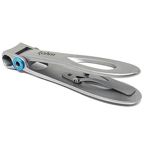 Kohm CP-120L - Cortauñas gigantes de 5 mm para uñas gruesas o uñas duras para hombres, personas mayores y adultos