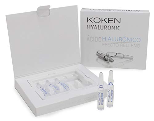 KOKEN Hyaluronic - Ampollas de Ácido Hialurónico concentrado - Efecto rejuvenecedor de tu piel - Serum facial hidratante antienvejecimiento