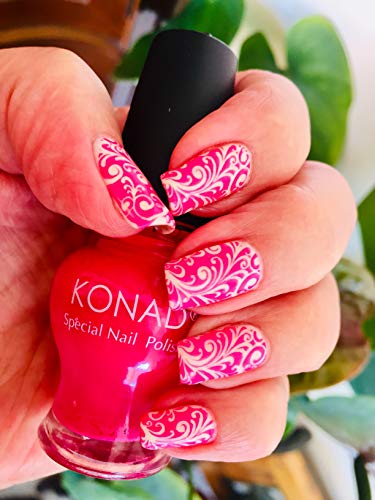 KONAD Placa de Diseños M89 para Estampado de Uñas