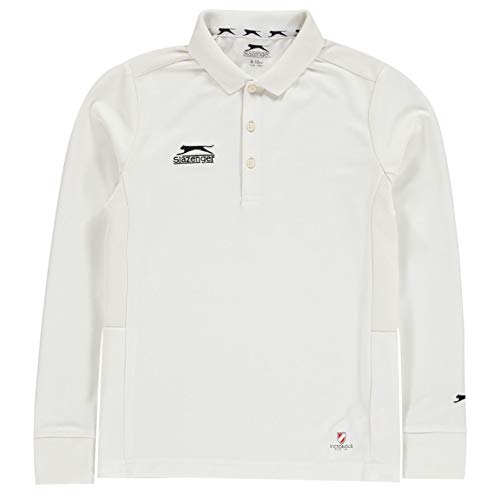 Kookaburra Elite SS Camisa Júnior Top Ropa Mangas Cortas Cuello Redondo Blanco Large