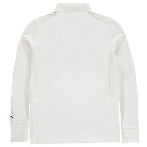 Kookaburra Elite SS Camisa Júnior Top Ropa Mangas Cortas Cuello Redondo Blanco x-Large