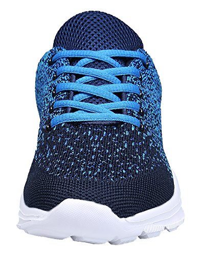 KOUDYEN Zapatillas Deportivas de Mujer Hombre Running Zapatos para Correr Gimnasio Calzado Unisex,XZ746-W-blue-EU36