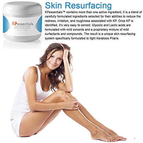 KP Essentials - Set de crema exfoliante y exfoliante corporal Queratosis Pilaris - 10oz