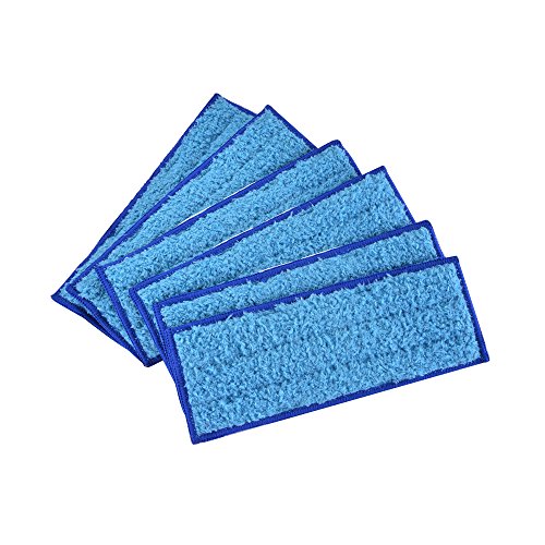 Kreema 10Pcs microfibra pano mojado almohadillas trapezoidales reutilizables reemplazables para iRobot Braava Jet 240/241 limpiador robot