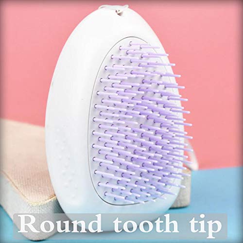 KRIS Cepillo Mascotas,Peine de Limpieza para Mascotas,Cepillo de Baño para Mascotas,Peine para Gatos,Peine para Perros,Cepillo para Mascotas Cepillo para Gatos y Perros (púrpura)