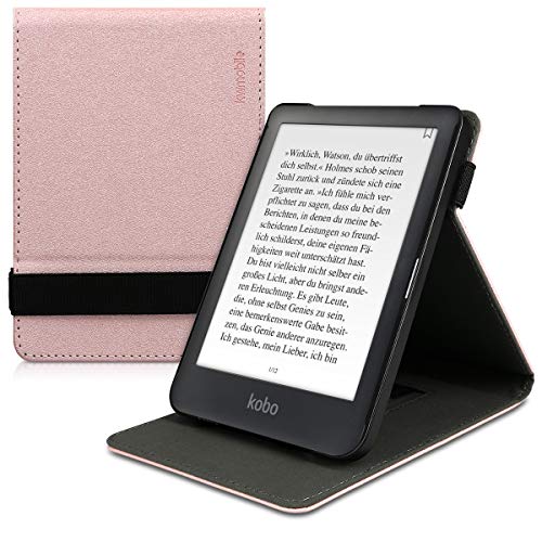 kwmobile Funda Compatible con Kobo Clara HD - Carcasa con Tapa y Soporte - Case Flip de