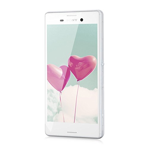 kwmobile Funda Compatible con Sony Xperia M4 Aqua - Carcasa de TPU y hindú en Rosa Claro/Blanco/Transparente